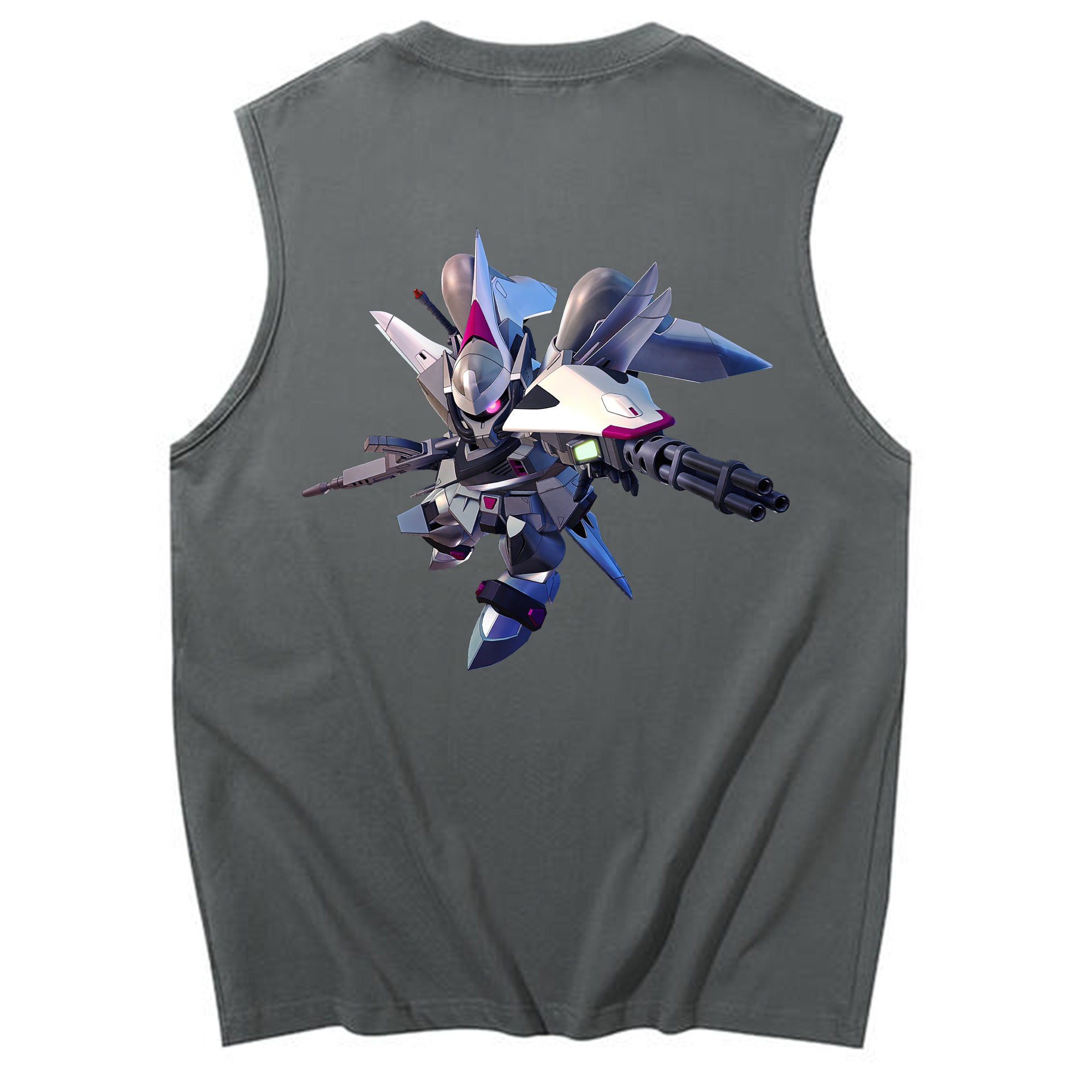 （画像用） 機動戦士ガンダム Mobile Suit Gundam コットン100％タンクトップ（背面プリント）